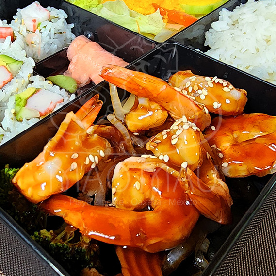 Teriyaki Bento (camarones)